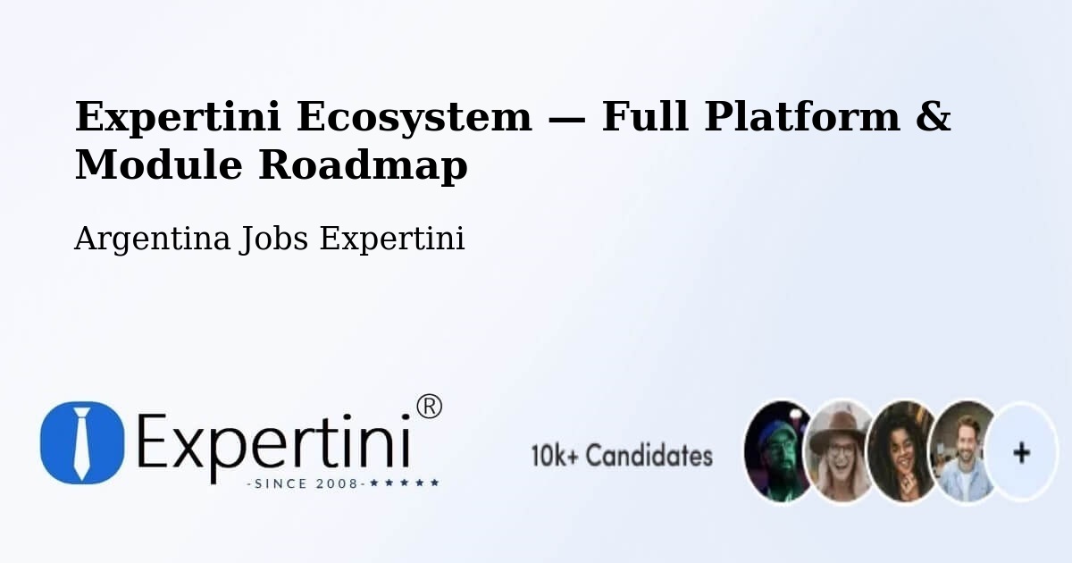 Expertini Ecosystem — Full Platform & Module Roadmap – Laborde
